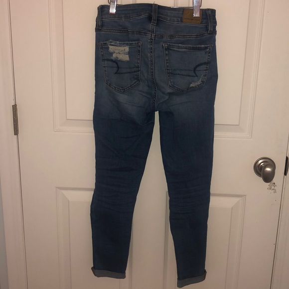 American eagle medium wash ripped jeans - Picture 5 of 5